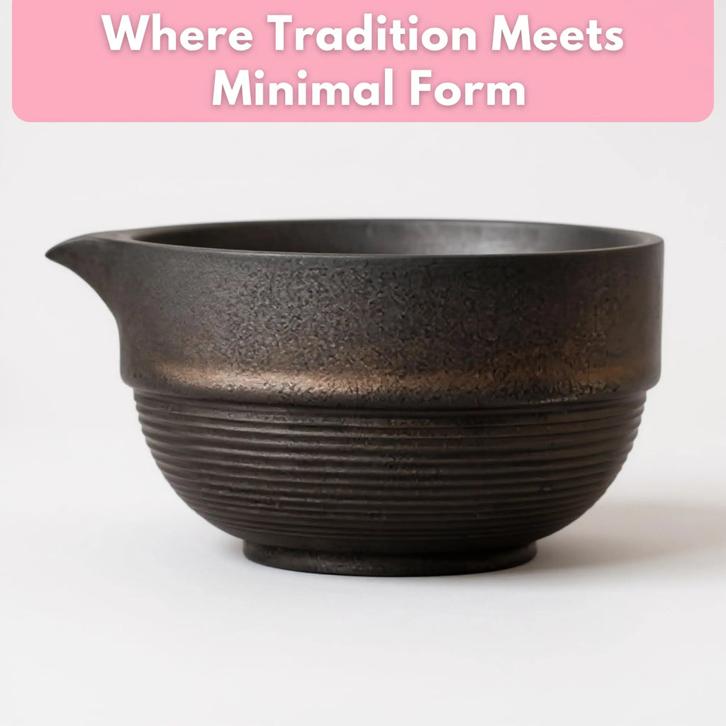 Atellya Brown Perth Matcha Set – Bowl, Whisk, Scoop & Stand Set 280ml Atellya