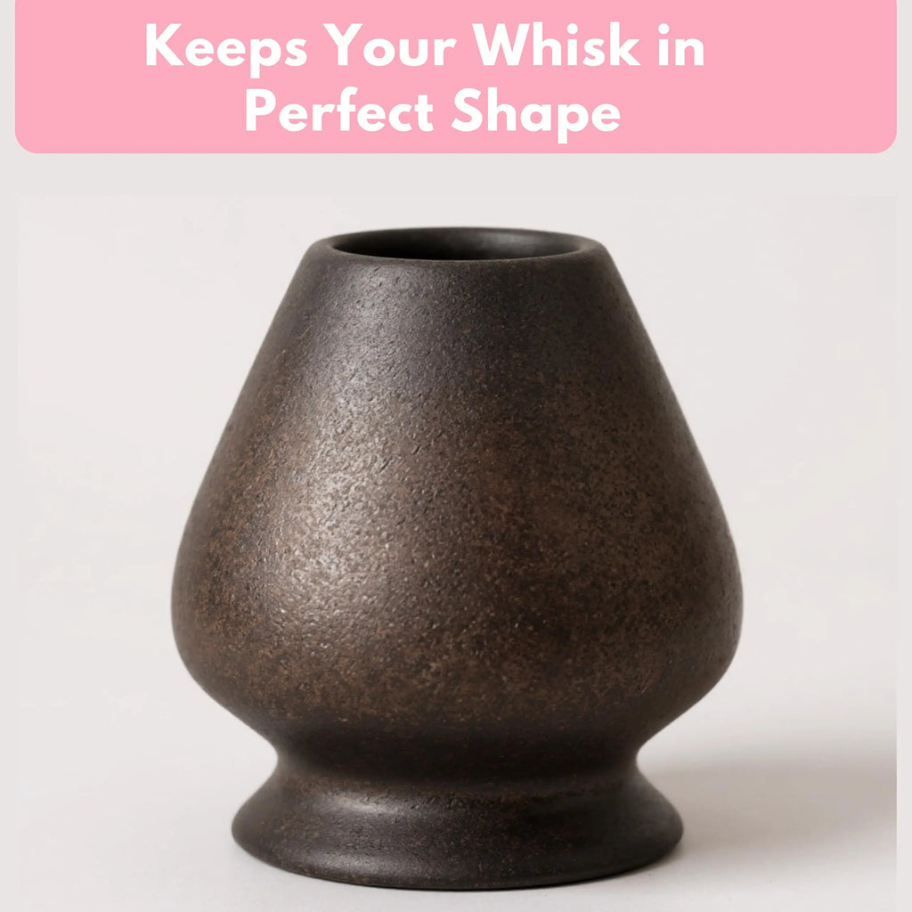 Atellya Brown Perth Matcha Set – Bowl, Whisk, Scoop & Stand Set 280ml Atellya