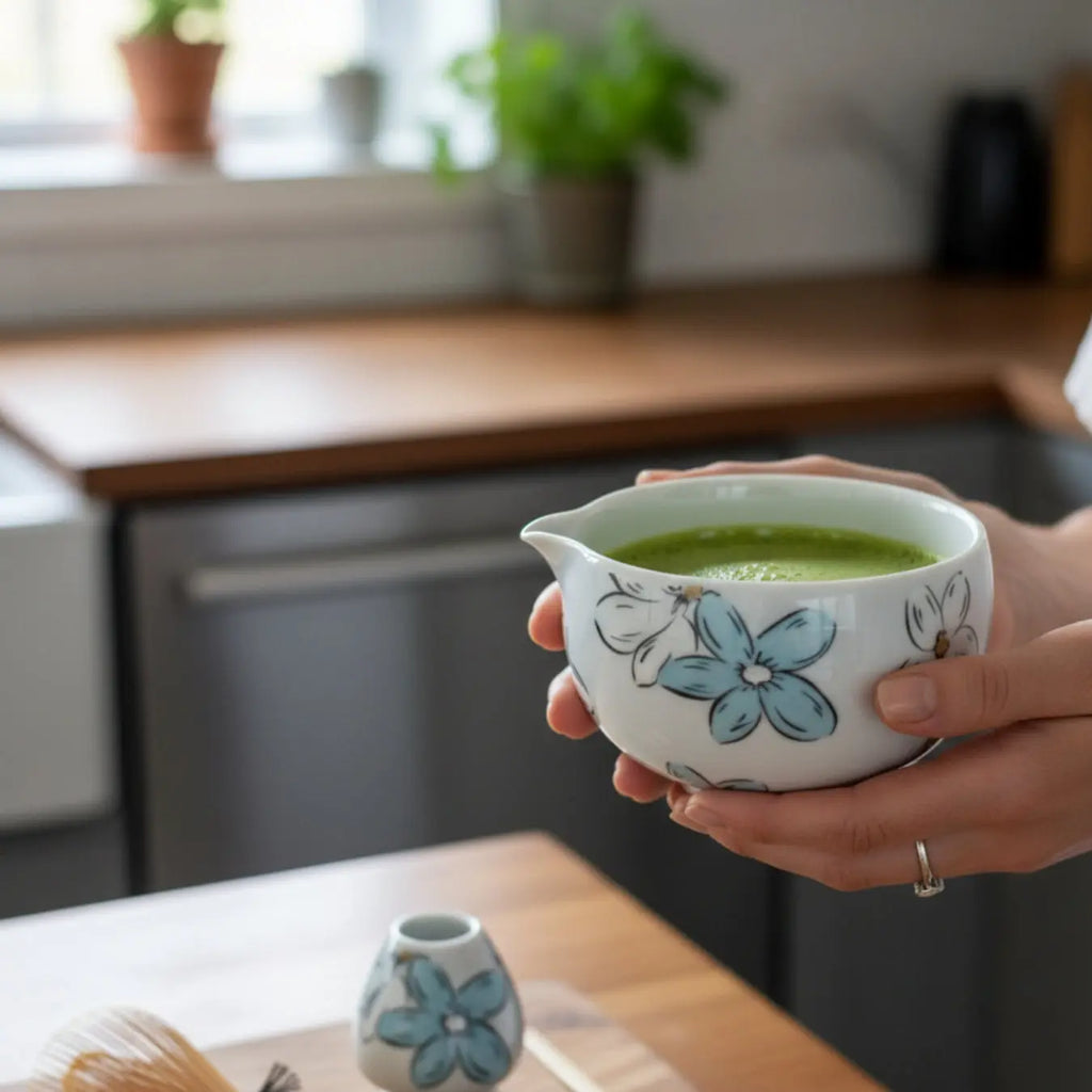 Atellya Flower Brisbane Matcha Set – Bowl, Whisk, Scoop & Stand Set 280ml Atellya