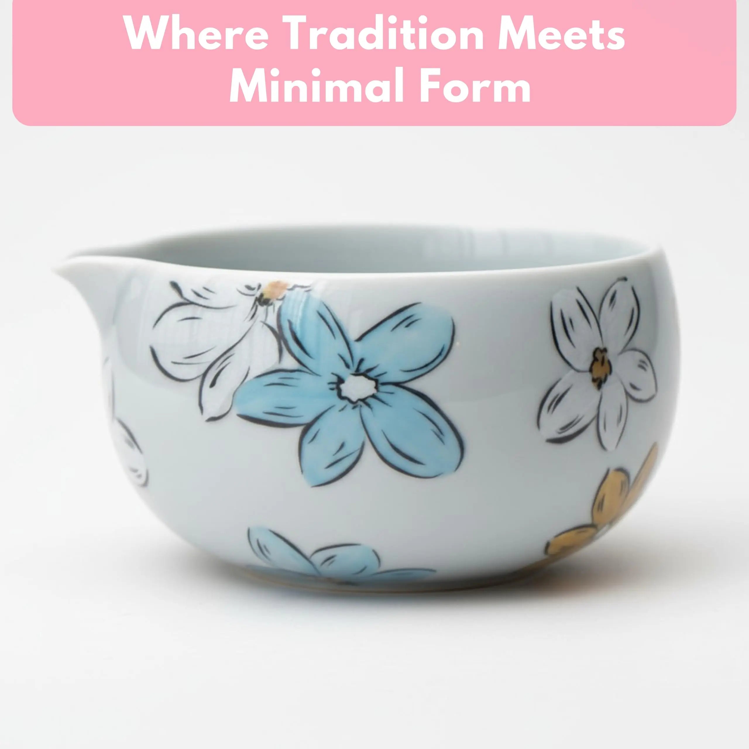 Atellya Flower Brisbane Matcha Set – Bowl, Whisk, Scoop & Stand Set 280ml Atellya